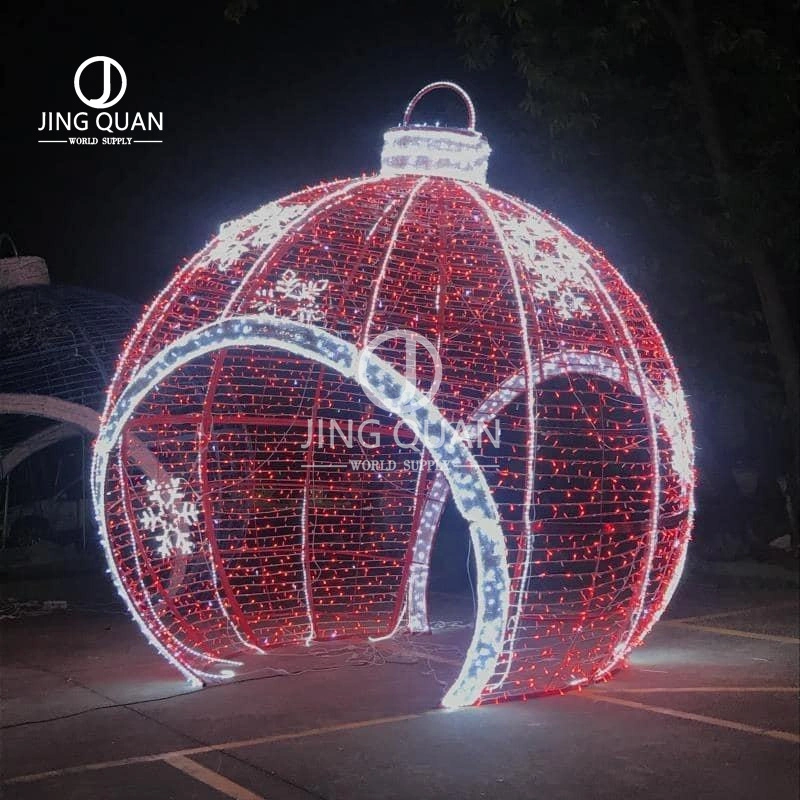 Christmas Party Landscaping Ornament LED Arch Ball Motif Lights Commercial Customized Lights Luxury Lighting Decoration