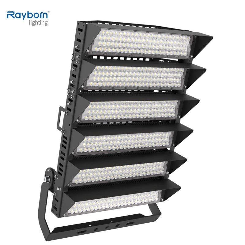 Outdoor Sports High Mast Pole Lighting 200W 300W 400W 500W 600W 800W 1000W 1500W Football Field Tennis Court Basketball Arena Reflector Stadium LED Flood Lights