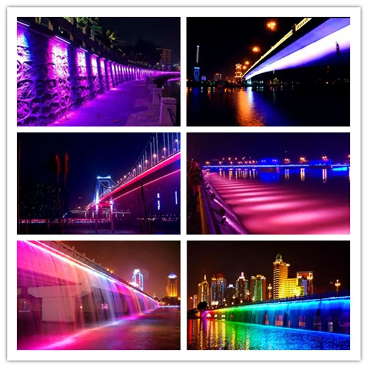 DMX 512 IP65 Waterproof Outdoor Exterior Recessed Architectural Building House Hotel Facade RGB RGBW Linear Wall Washer Light