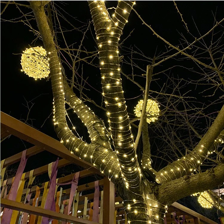 LED Solar Micro String Lights Waterproof Outdoor Patio Lighting Christmas Decoration