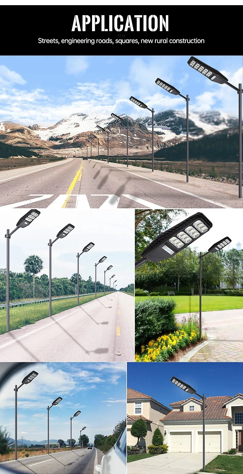 LED Solar Power Street Light Motion Sensor IP65 Waterproof Integrated Lithium Battery Path Light Outdoor Yard Solar Street Light