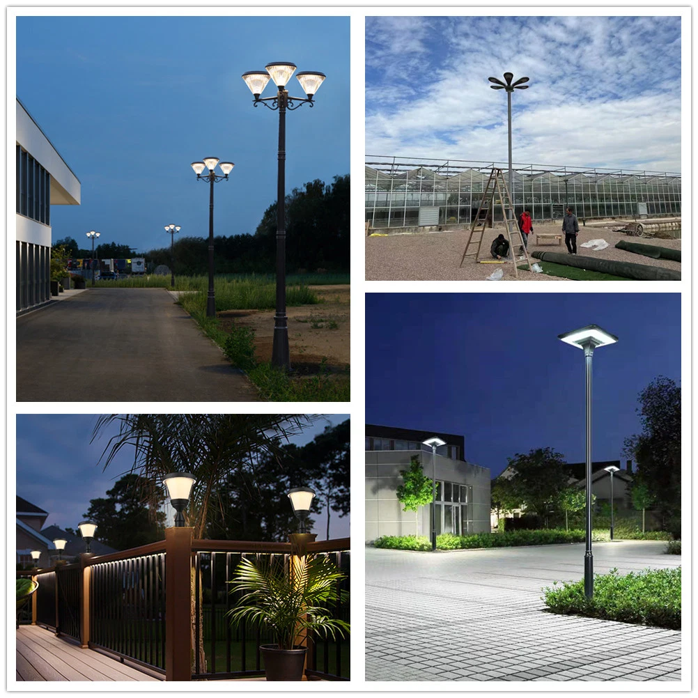 Brightest Patio Homebase Large Street Pole Backyard Solar Step Lights