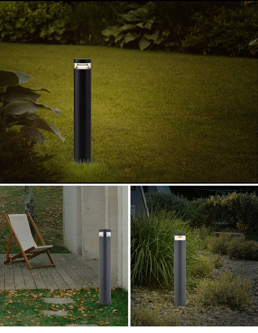 Low Voltage Bollard Outdoor LED Lawn Light for Pathway Garden IP65 Waterproof