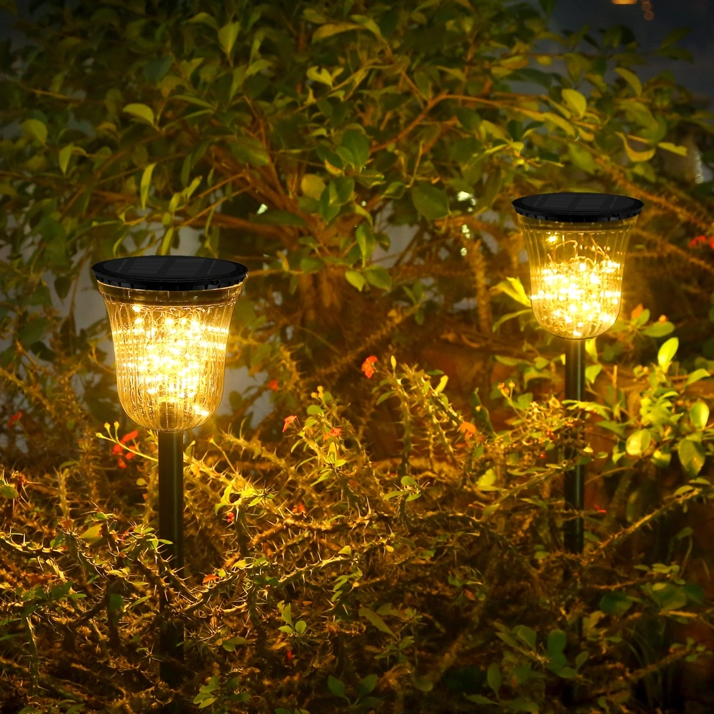 30-200LED Solar Holiday Wedding Lamp for for Garden Patio Gate Yard