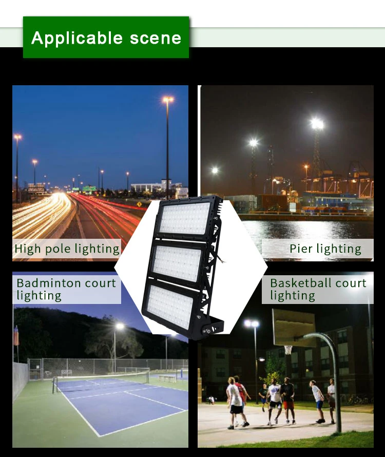 Hot Selling 1000W 1200W Outdoor Sport Golf Course Basketball Arena Badminton Court Field Apron LED High Mast Stadium Light