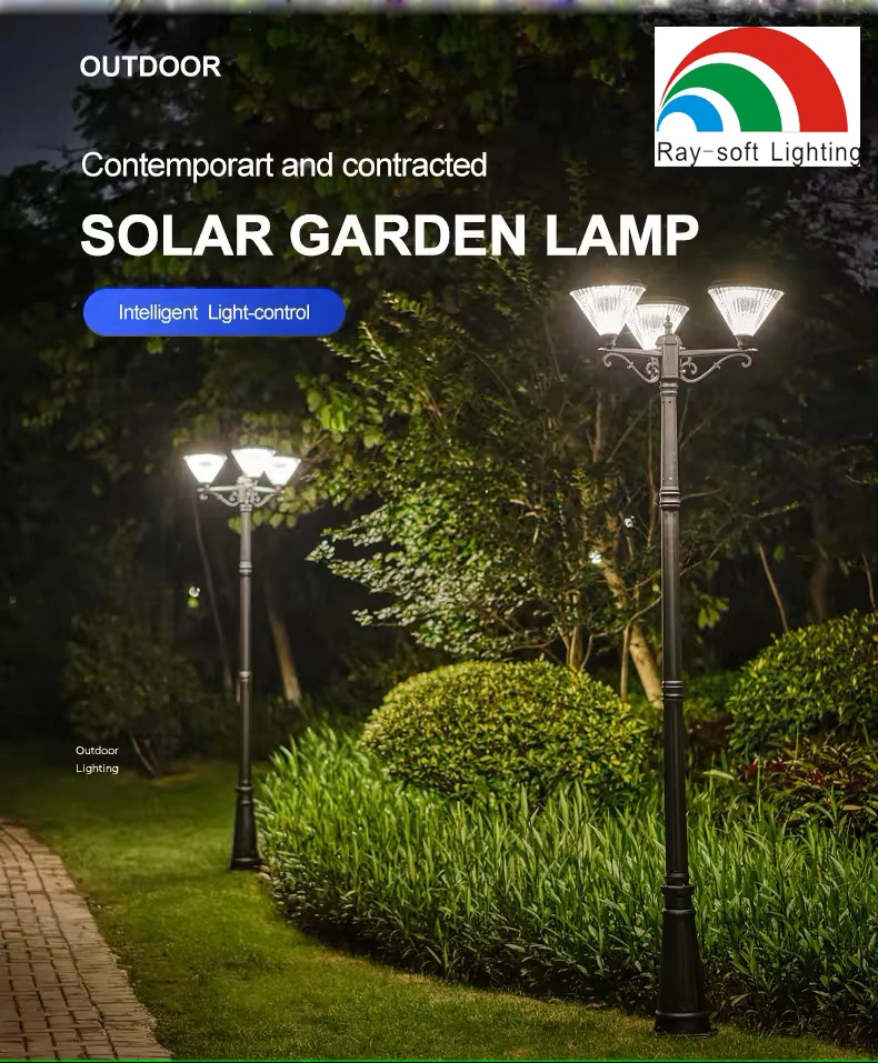 Patio Driveway Landscape Path Garden with Motion Sensor Security Solar Street Lights