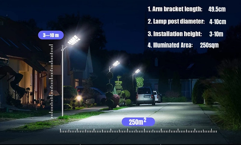 Hot Sale 500W 1500W 150W Solar Energy Wall Garden Road Outdoor Lighting Motion Sensor Flood Lamp Price All in One Best Lampara Battery LED Solar Street Light