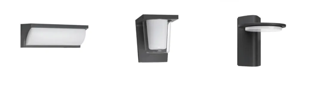 Garden LED Lawn Light Bollard Light with Modern Wind Design and Simple Shape, Outdoor Waterproof IP65