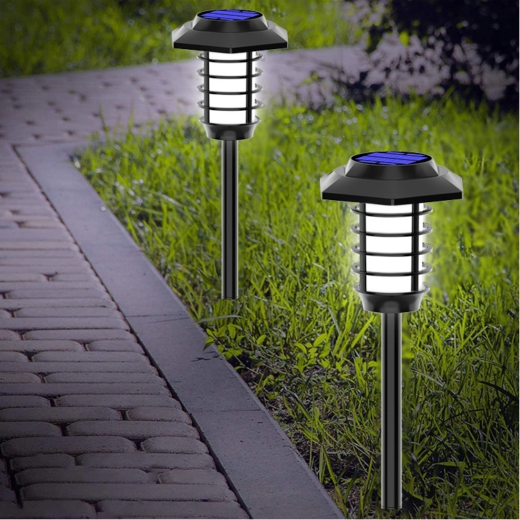 Wholesale 48PCS LED Garden Decoration Lighting Outdoor Waterproof Solar Pathway Patio Lawn Landscape Lamp Hot LED Flame Garden Light with Sensor