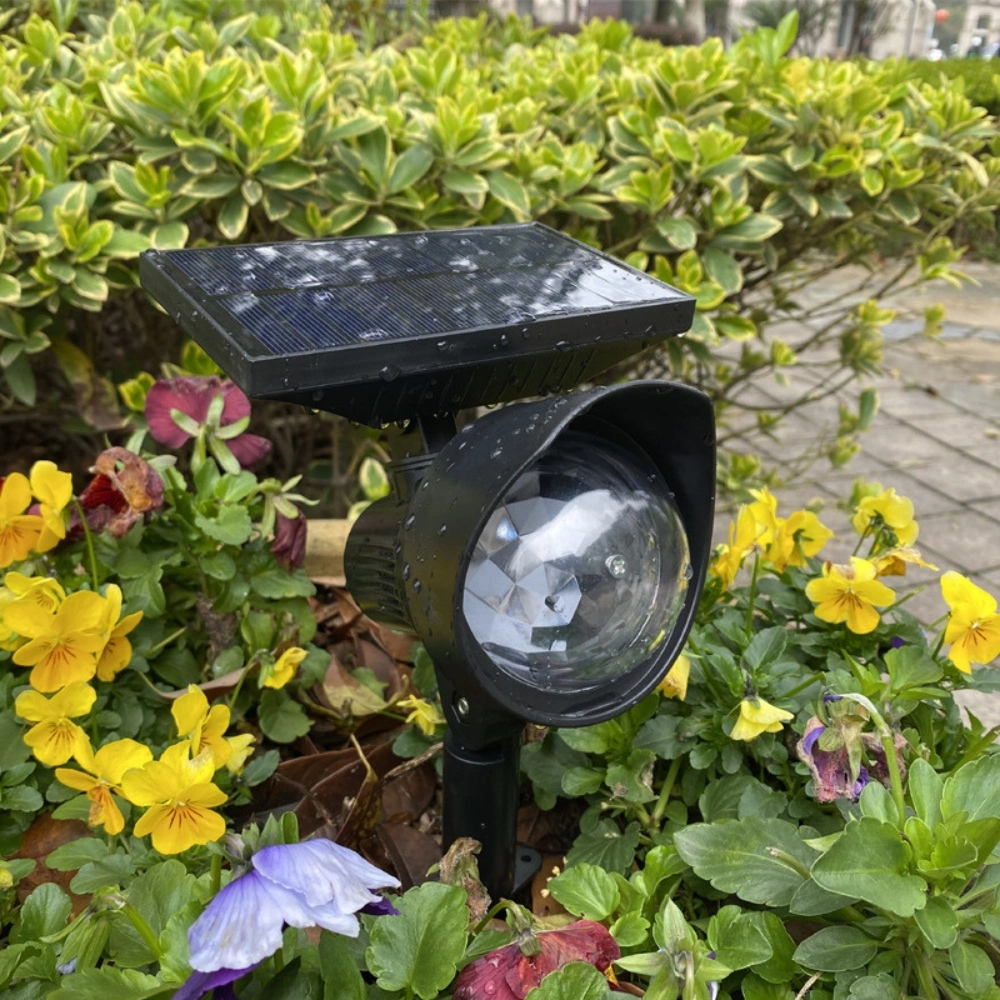 Outdoor Spotlight Solar Landscape Light Decoration Projection Lamp Pathway Patio Garden Ci23565