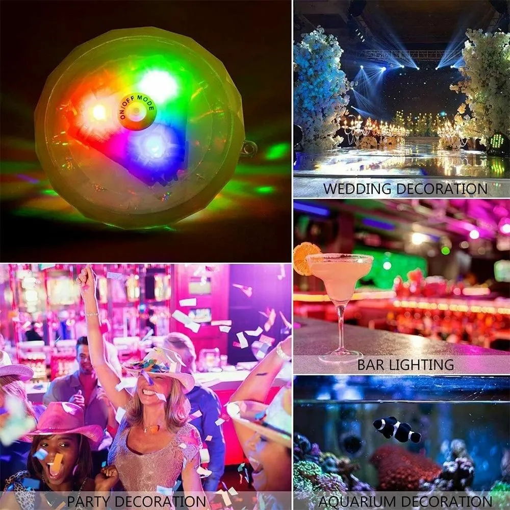 7 Lighting Modes Waterproof Bulb Lights Patio, Garden, Pond Party Decoration Wbb20087