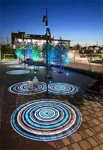 LED 40W Outdoor Waterproof Gobo Projector Light for Street Park Cultural Square Lighting