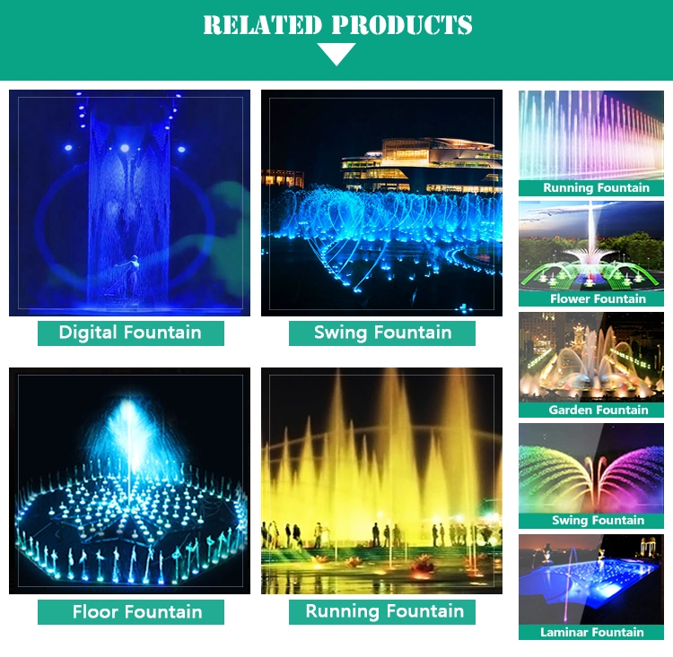 Outdoor Patio Small Garden Lighted Water Fountains with Lighting