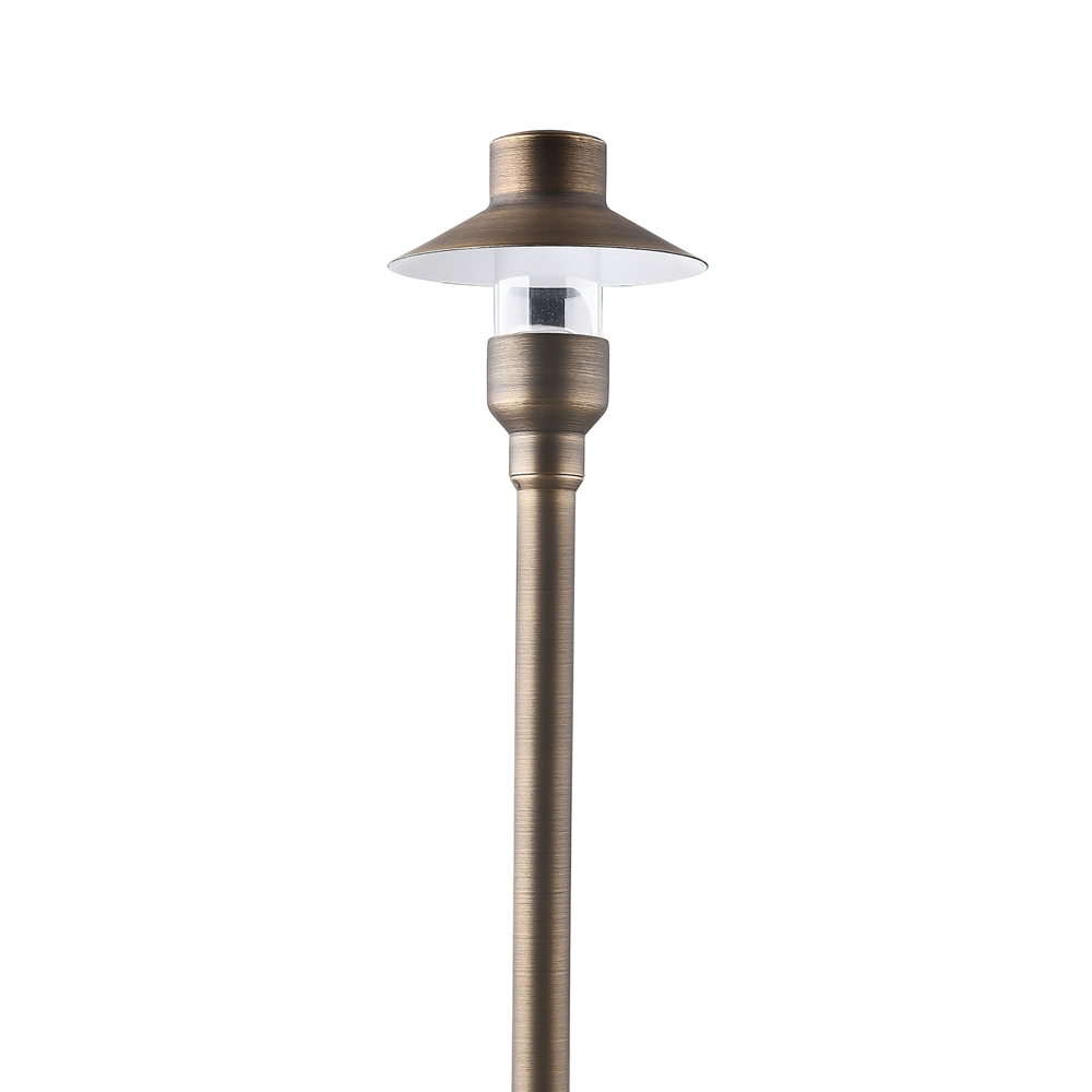 Cass Brass Outdoor LED Garden Landscape Lighting Patio Decorative Stake Path Light Pathway Light