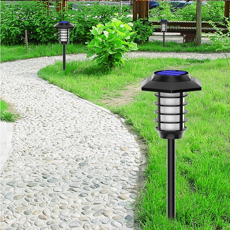 Wholesale 48PCS LED Garden Decoration Lighting Outdoor Waterproof Solar Pathway Patio Lawn Landscape Lamp Hot LED Flame Garden Light with Sensor