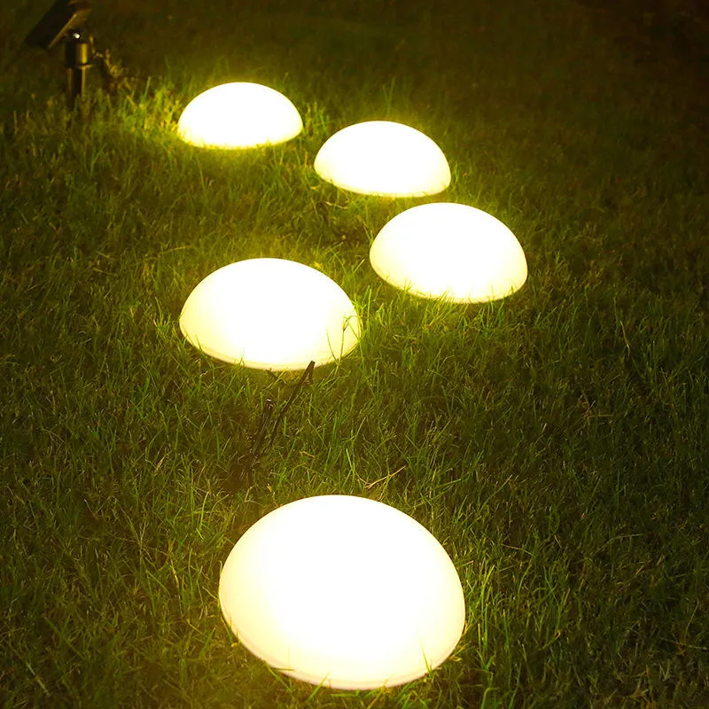 Solar LED Road Ground Inserted Garden Lawn Lights IP65 Waterproof Decorative Lights