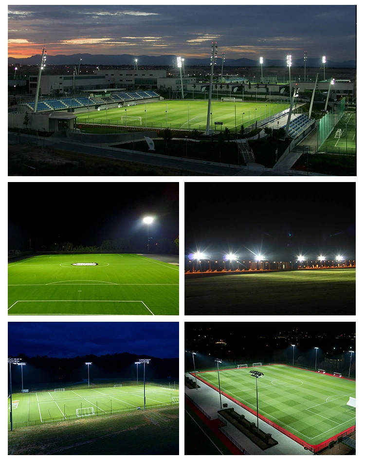 IP66 Outdoor Round Cricket Tennis Courts Soccer LED Flood Field 400W 500W 600W 800W 1000W 1200W High Mast Sport Stadium Light