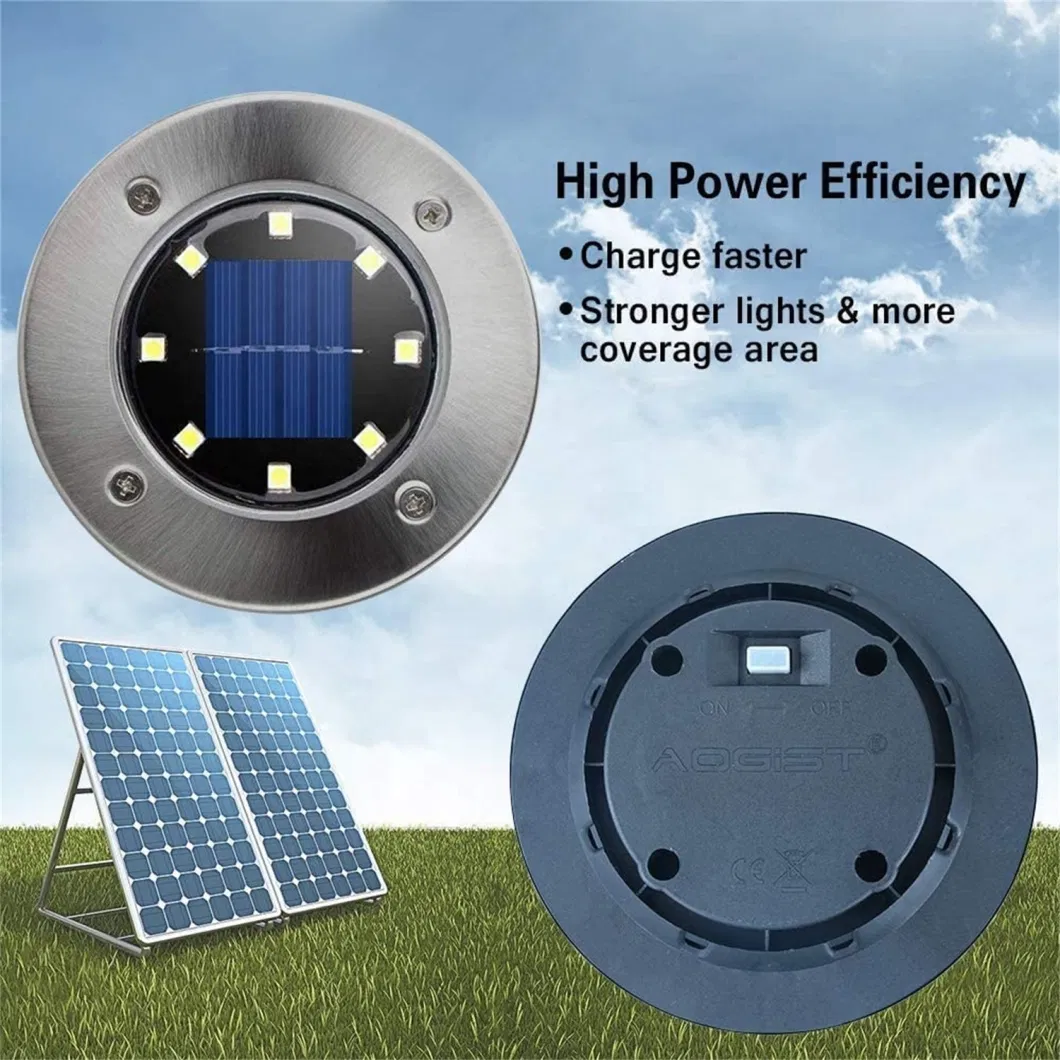 Solar Powered Garden Lights for Outdoor Pathway Lawn Yard Patio Walkway