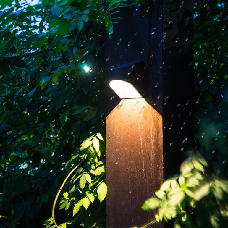 Outdoor Night Security Path Landscape Decoration Solar LED Yard Fence Light Waterproof Solar LED Garden Lawn Step Light