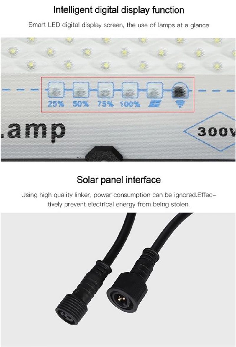 Dusk to Dawn IP65 200W 300W LED Reflector Solar Rechargeable Flood Light