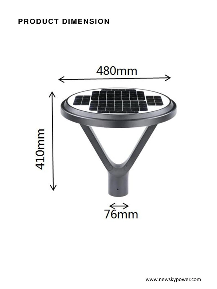 Solar LED Street Road Path Park Courtyard Garden Lamp Light High