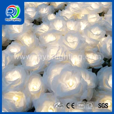 Decorazione esterna decorazione giardino decorazione luce decorativa fiore luce Rose Light