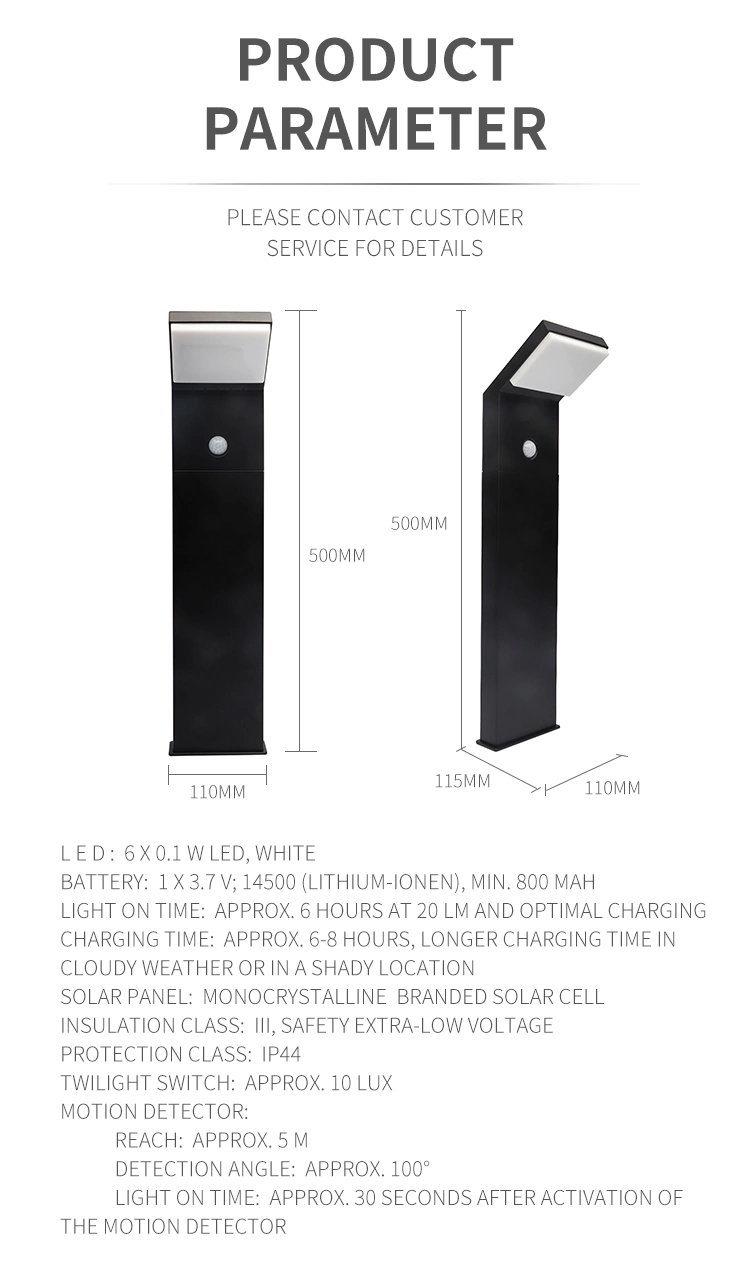 Solar Pathway Lights With Motion Sensor For Yard Patio Garden Walkway