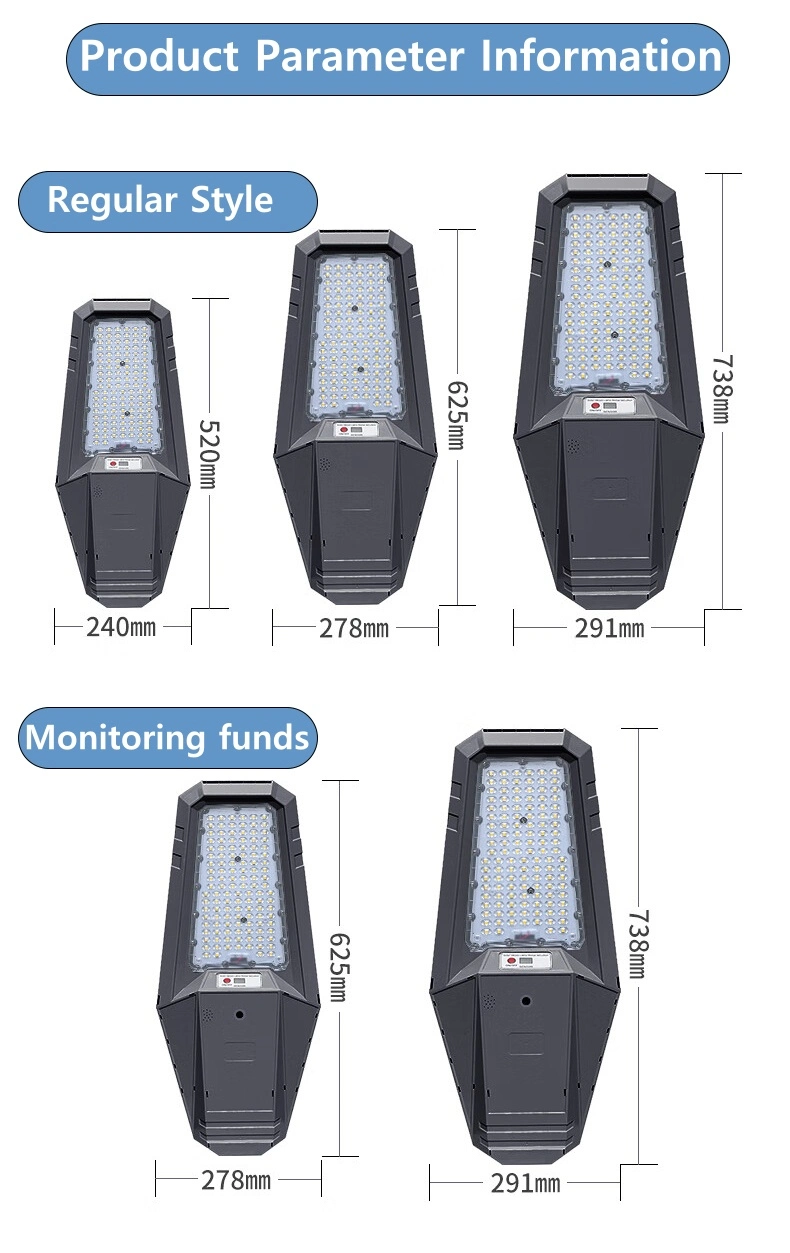 Light Messenger All in One System Powered Streetlight Integrated Lighting Outdoor Garden Courtyard Court Yard Lamps Lamparas Solares Road LED Solar Street Light