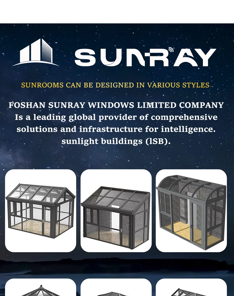 Customizable Noise-Proof Sunlight Room Courtyard Glass Sunlight Room Modern Garden