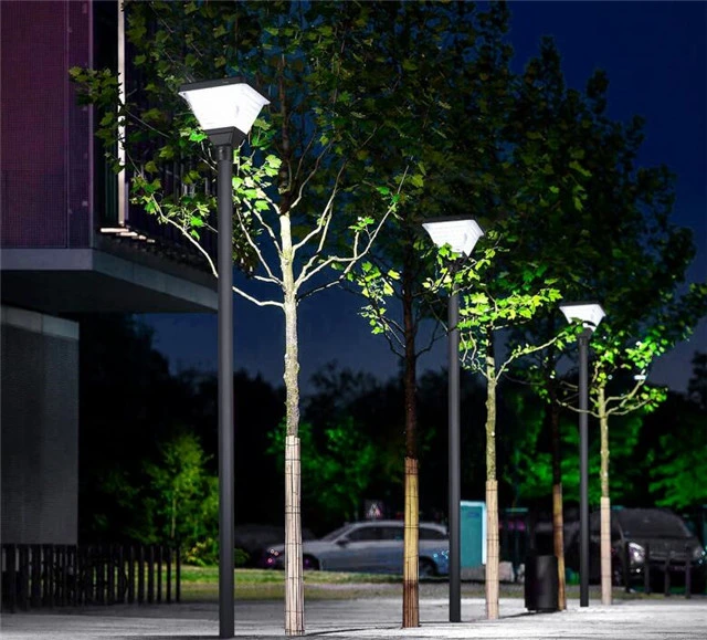 20W 25W 30W 40W 60W Aluminum Profile Solar Lamp Solar Courtyard Lamp Outdoor Park Garden Community Street Lamp