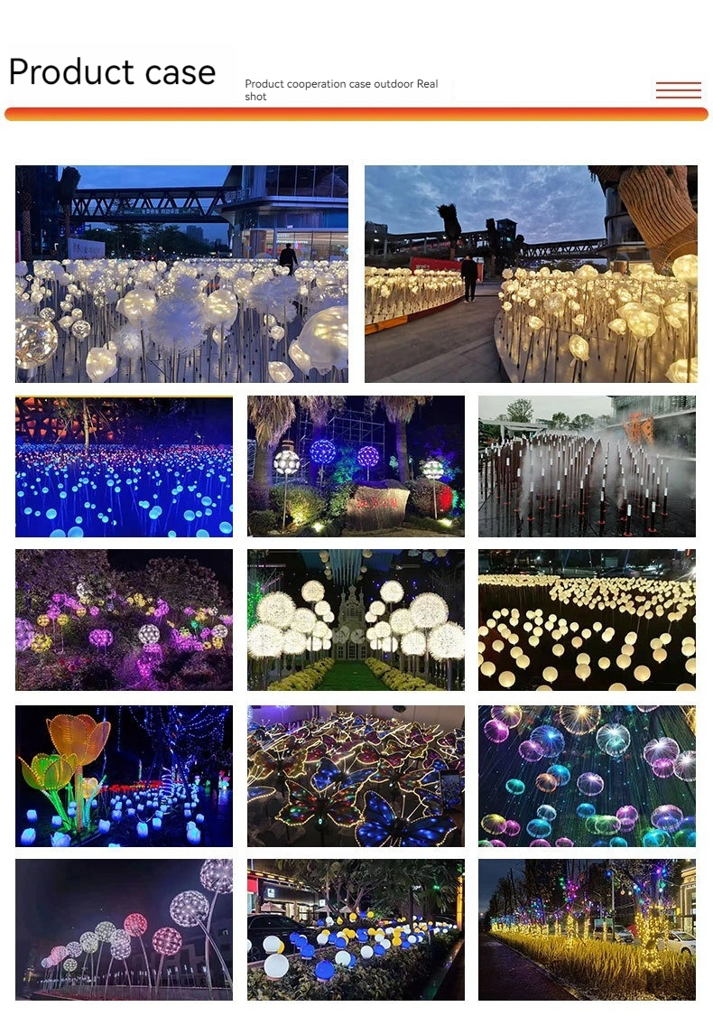 Outdoor Waterproof Landscape Decorative Flower Lamps Solar LED Garden Sunflower Stake Lights