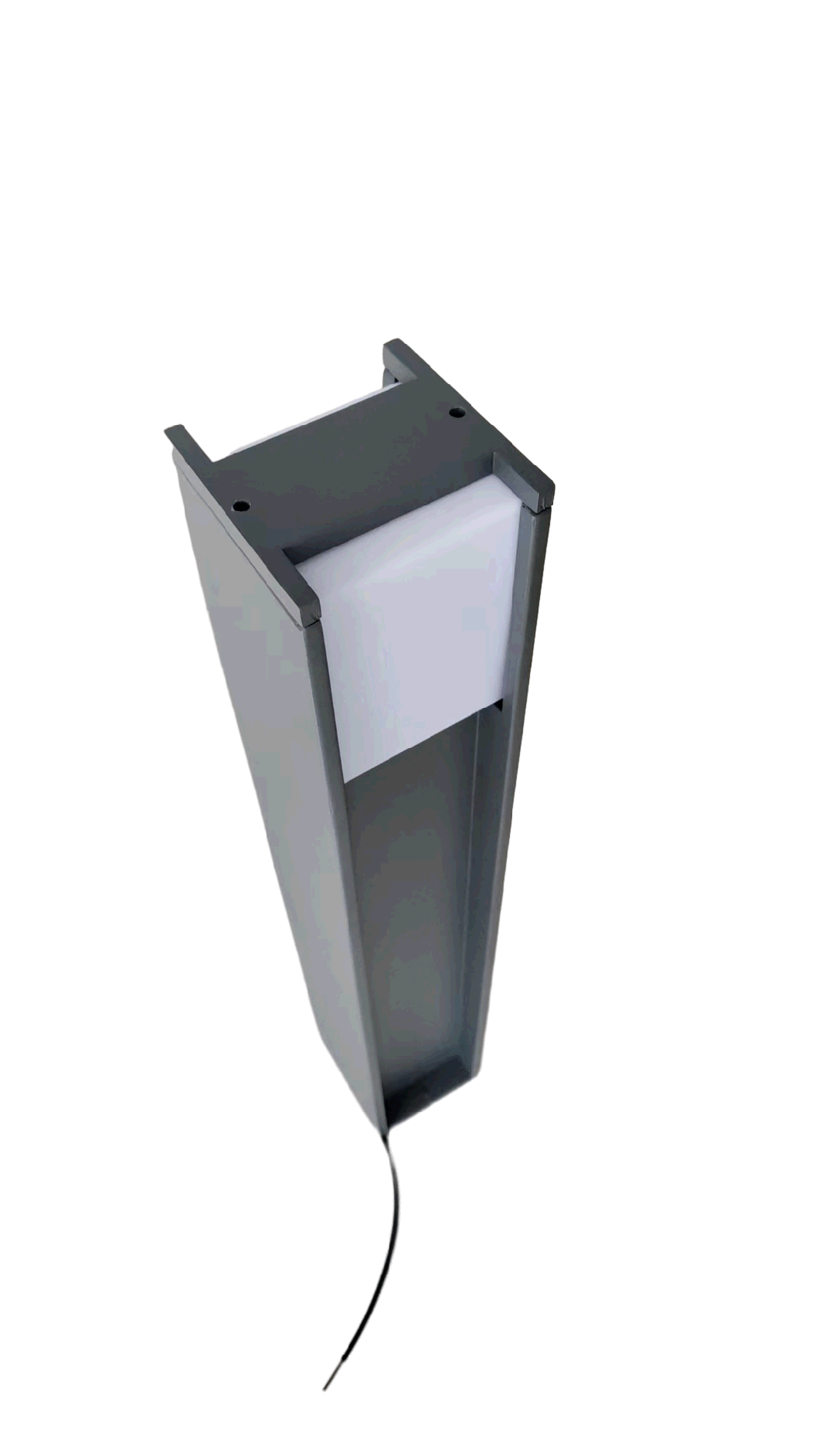 Private Model E27 Socket Square IP65 Outdoor Pathway Park Landscape Post Bollard Lawn Garden Light