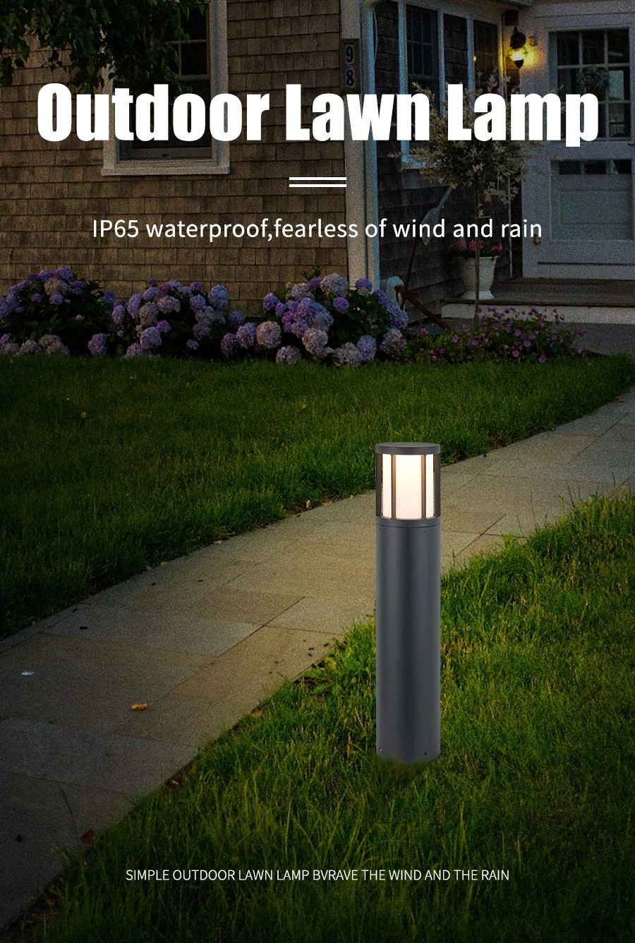 Garden Lighting Waterproof IP65 Lawn Lights for Easy Installation Custom Length