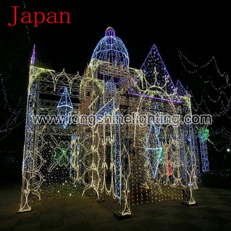 Outdoor IP65 Christmas Rubber String Light Wedding Holiday Garden Patio Decoration Lights