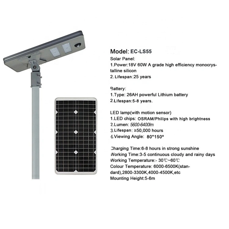 Brightest Dusk Dawn Waterproof Parking Lot 200W 250W LED Solar Street Lighting