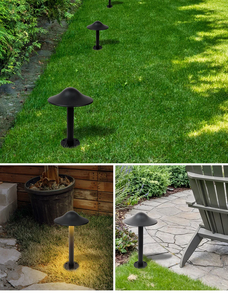 High Quality Aluminum Body Outdoor IP65 Waterproof Courtyard Bollard LED Lawn Lighting