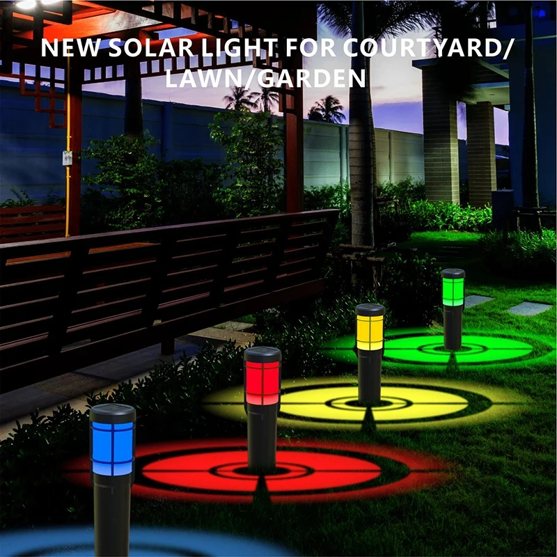 Landscape Pathway Decorative Lights Solar Powered LED Ground Solar Garden Light