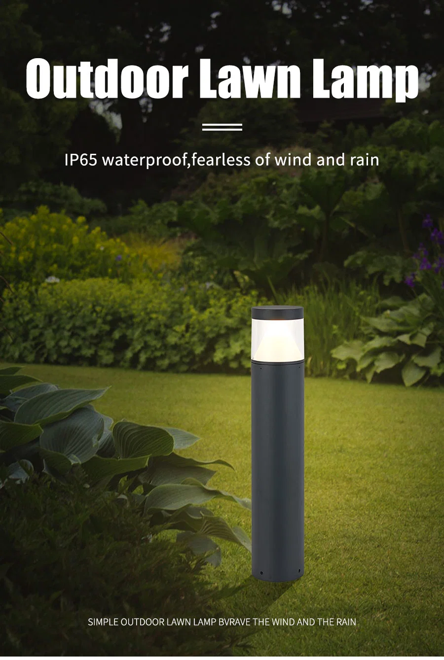 Waterproof LED Lawn Lamp Outdoor Lights for Garden Courtyard Decor