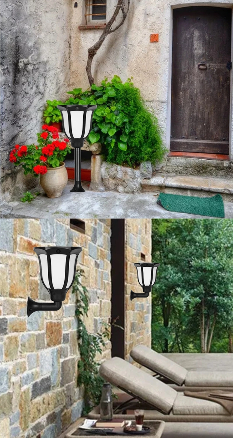 Outdoor Hanging Solar Lantern Flame Decorative Lights Waterproof LED Garden Pathway Solar Flickering Torch Light