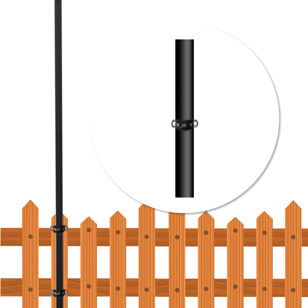 JH-Mech Durable Steel String Lights Poles for Backyard