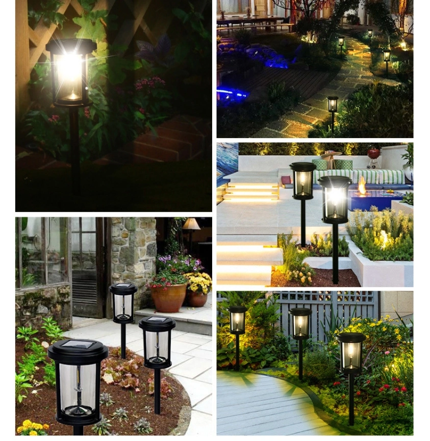 IP65 Waterproof Outdoor Landscape Decorative Lawn Warm LED Solar Garden Light Pathway Lights