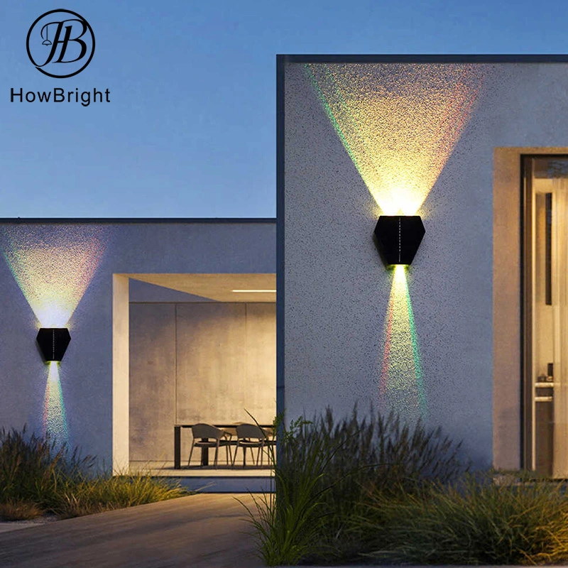 LED Solar Wall Light Outdoor Waterproof Courtyard Wall Lamp