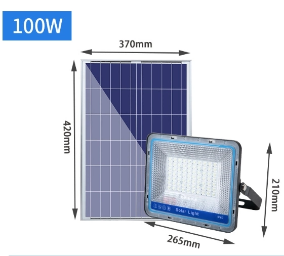 Solar LED Projector with Human Sensing Lens 300W Household Outdoor Courtyard Lights