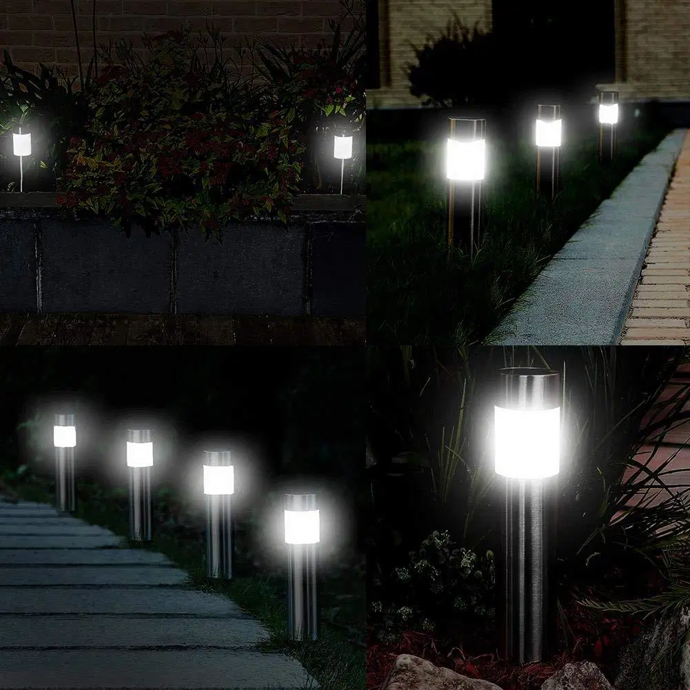 Reasonable Price Park Walkway Bollard Outdoor Solar Landscape Garden Light