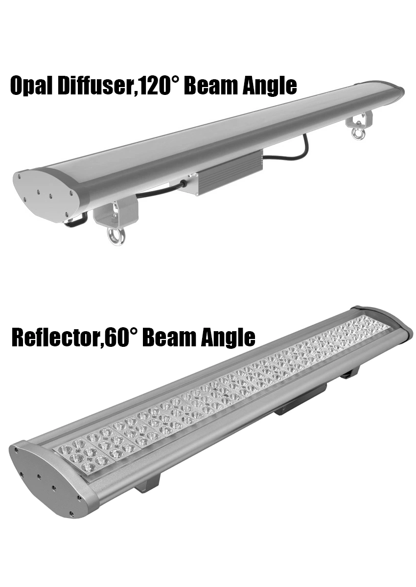 2hours Smart LED Linear High Bay Light IP65 Waterproof for Warehouse Parking Lot Council Hal Construction Site