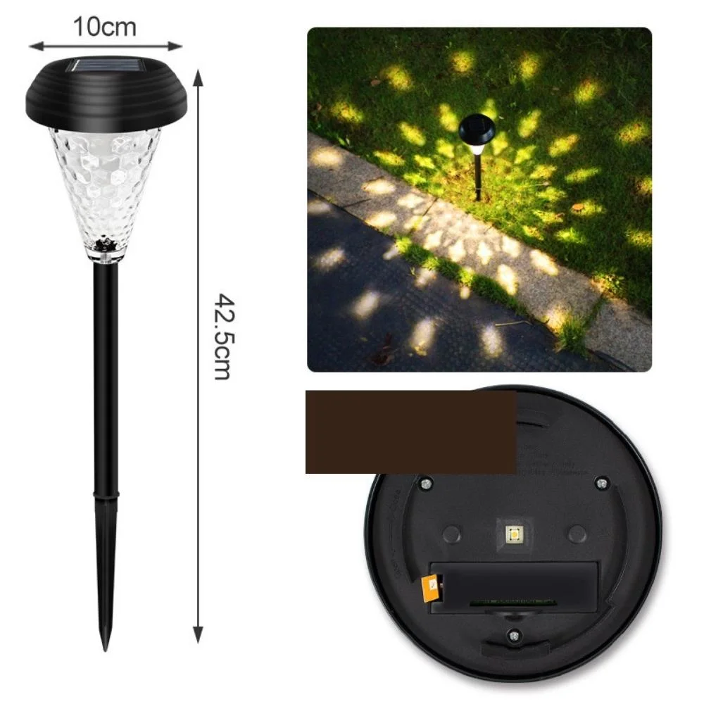 Solar Pathway Light Outdoor, 6 Pack Solar Garden Light, Bronze Fin Shade, Waterproof Solar Walkway Light Outdoor Lawn, Patio, Yard, Garden Wyz21201