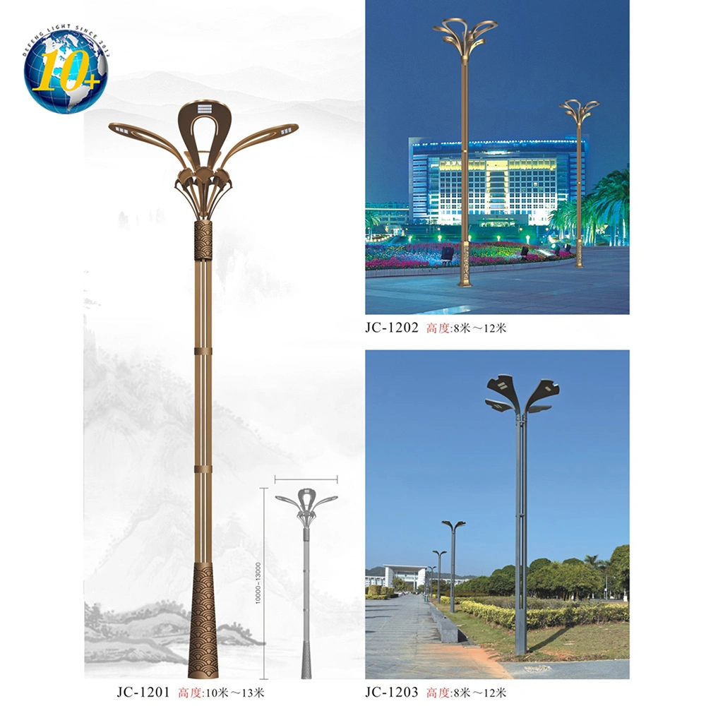 100 LED Solar Energy Lamp in Four Directions Human Induction Landscape Outdoor Enclosure Lighting Street Lamp in Courtyard