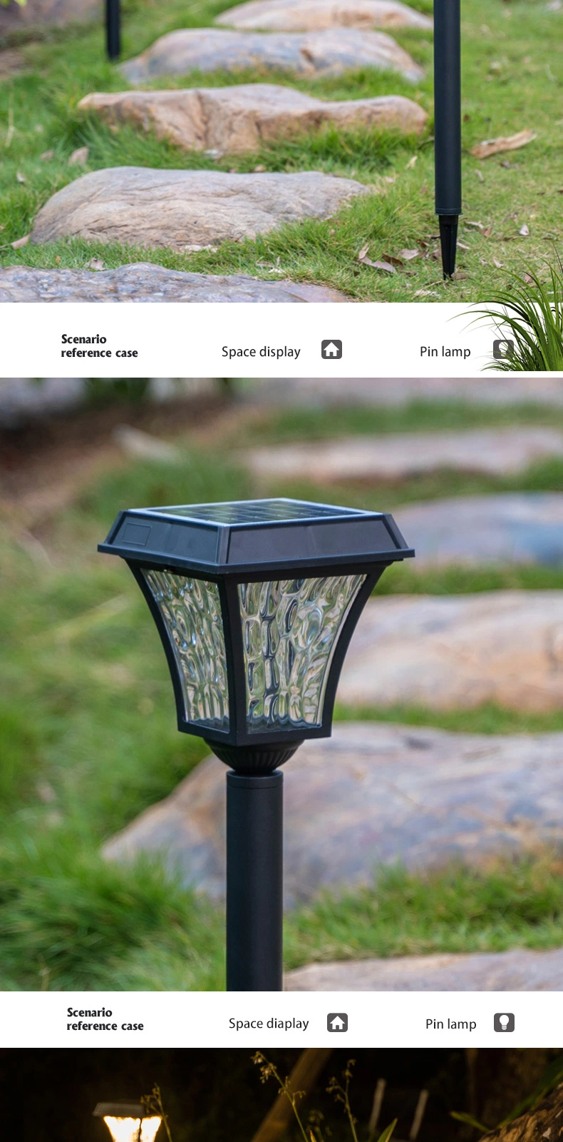 Solar LED Lights for Outdoor Patio Pathways