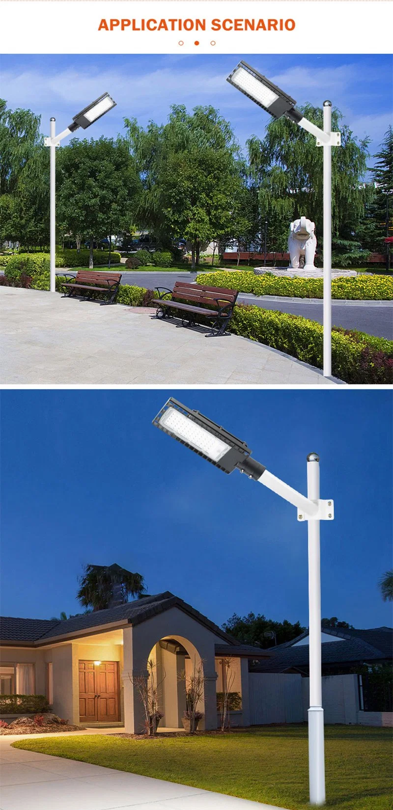 Commercial Electric Parking Lot Street 30W 50W 100W 200W Outdoor LED Lighting