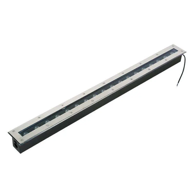 36W Rectangular Waterproof IP65 Exterior Floor Recessed Linear Inground Courtyard Garden Lamp